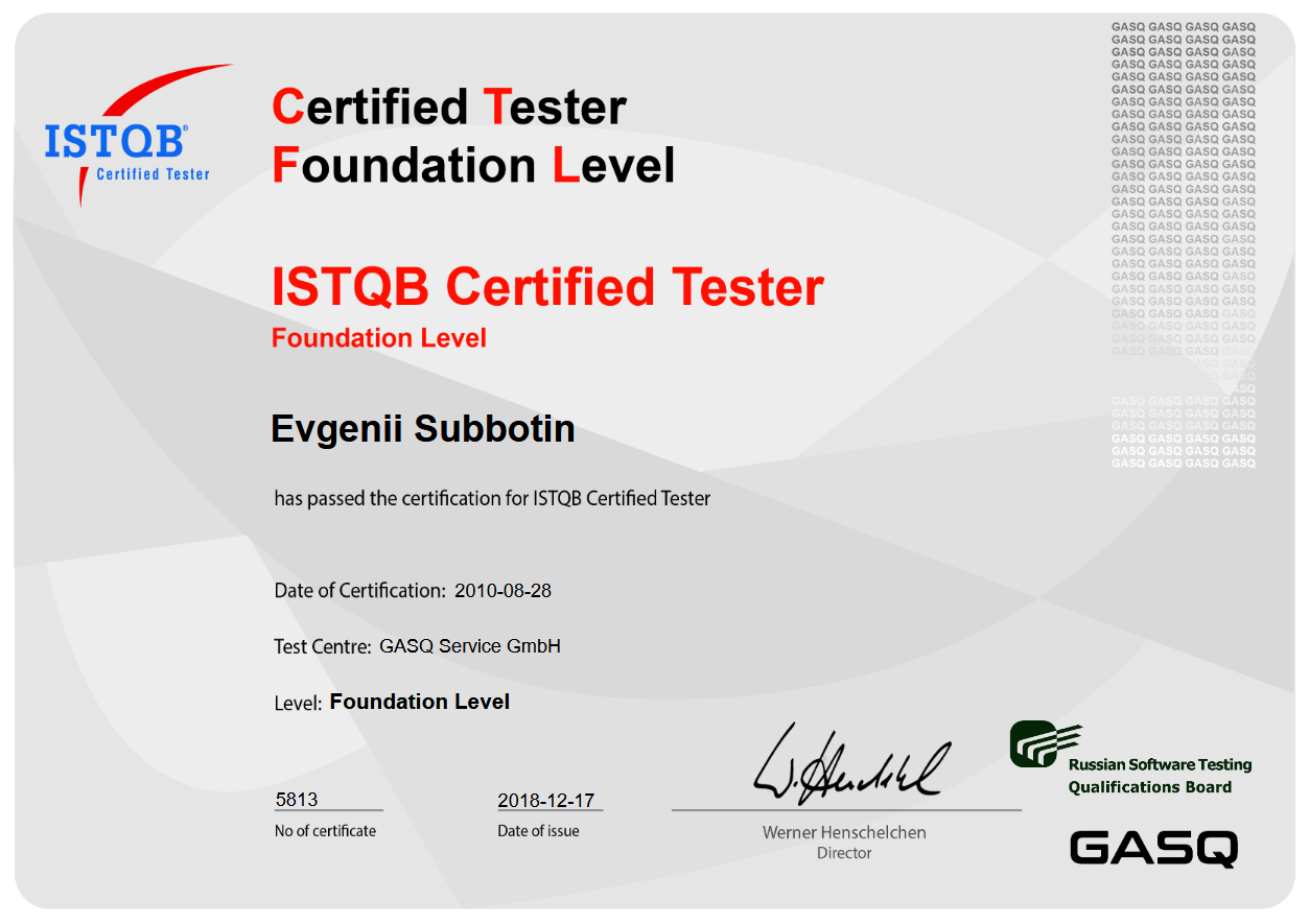 ISTQB CTFL